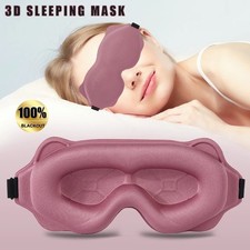 Listing image for Eye Mask - 3D Padded Sleeping Mask for Light Blocking - Comfortable Sleep