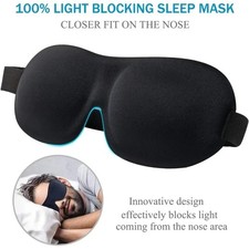 Listing image for Sleep Eye Mask - 3D Light Blocking Cover for Sleeping - Lightweight Design