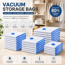 Listing image for Vacuum Storage Bags Space Saver Sealer Airtight Compression Bag Clothes Bedding