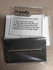 Listing image for Friendly Reminder Desk Sign - Act Fast, Fun & Practical!