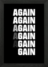 Listing image for Gym Fitness Motivation Framed Wall Art Poster Canvas Print Picture
