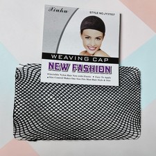 Listing image for Hair Elastic Wig Cap Fishnet Liner Weaving Mesh Stocking Sleep Net Accessories