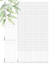 Listing image for Habit Tracker Undated Calendar The Motivational Journal Features Space for 20...
