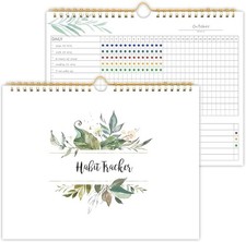 Listing image for Habit Tracker Calendar 12‑Month Undated Daily Weekly Monthly Goal Planner A4