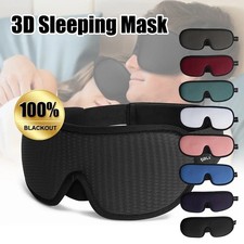 Listing image for Eye Mask Blocking Light Breathable Soft 3D Sleeping Padded Mask Cover