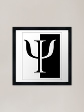 Listing image for Psychology Framed Art Print Framed Wall Art Poster Canvas Print Picture