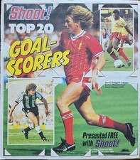 Listing image for Football Cards - Shoot! Top 20 Goal-Scorers 1983 Booklet Mint Complete Set