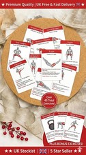 Listing image for 36Pc Deck Workout Cards - Fitness Training Guide Home Gym Workout - UK Fast Ship