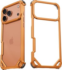 Listing image for iPhone 17 Pro Max Phone Case Aluminum Thin Slim No Back Metal minimal ProMaxV32