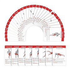 Listing image for Exercise Deck Of Cards 36 Pieces Fitness Cards Guide Training Exercises Guide