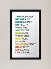 Listing image for Self improvement Framed Art Print Framed Wall Art Poster Canvas Print Picture