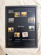 Listing image for My Wish Vision Board Frame 12x16 – Motivation Goal Planner Wall Art, Habit Track