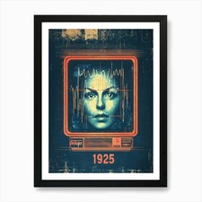 Listing image for Aihrgdesign A Vintage Technology Po Framed Wall Art Poster Canvas Print Picture